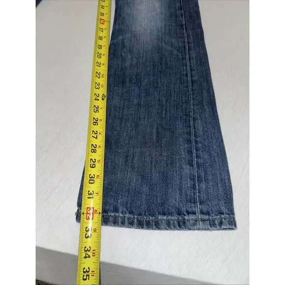 Levis 527 Low Boot Cut Jeans Mens 32x32 BlueDenim Pants Excellent Condition - Picture 7 of 11